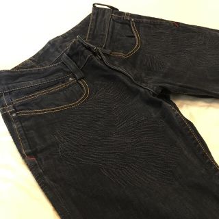 ニーキュウイチニーキュウゴーオム(291295=HOMME)の【中古】PAZZO 291295＝HOMME デニムパンツ 黒 サイズⅡ(デニム/ジーンズ)