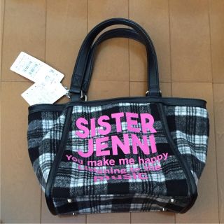 ジェニィ(JENNI)の新品☆JENNI ジェニィ☆チェック柄バッグ☆カバン☆トートバッグ(トートバッグ)