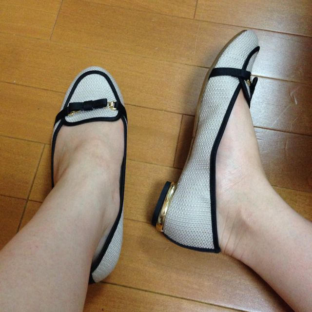 細リボン☆バレエシューズ レディースの靴/シューズ(サンダル)の商品写真