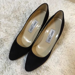 ジミーチュウ(JIMMY CHOO)のJimmy Choo パープル スウェード パンプス 36.5(ハイヒール/パンプス)