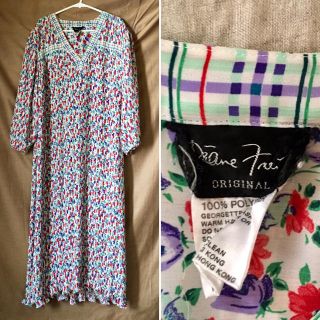 ダイアンフォンファステンバーグ(DIANE von FURSTENBERG)の【Diane Freis／Vintage・送料込・即購入可】ロングワンピース(ロングワンピース/マキシワンピース)