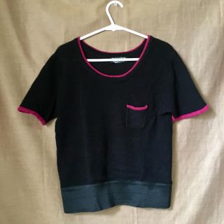 ソニアリキエル(SONIA RYKIEL)の【SONIA RYKIEL／最終値下げ！送料込・即購入可】コットンニットトップス(ニット/セーター)