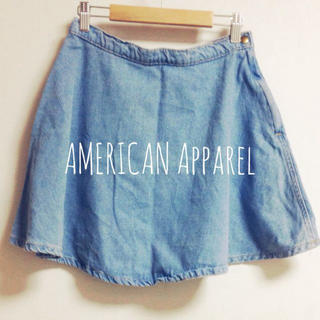 アメリカンアパレル(American Apparel)のデニムサークルSK(ミニスカート)