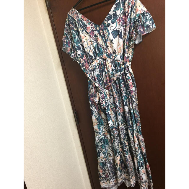 eimy istoire(エイミーイストワール)のeimy istoire*antique scarf long dress レディースのワンピース(ロングワンピース/マキシワンピース)の商品写真