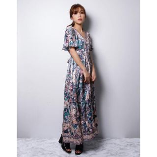 エイミーイストワール(eimy istoire)のeimy istoire*antique scarf long dress(ロングワンピース/マキシワンピース)