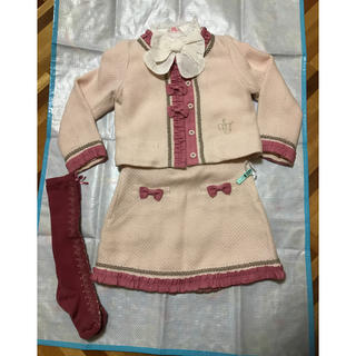 シャーリーテンプル(Shirley Temple)のシャーリーテンプル 入学式 スーツ 110(ドレス/フォーマル)