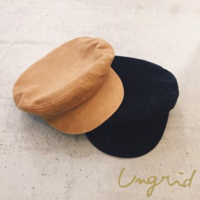 Ungrid(アングリッド)のフェイクスエードマリンキャップ レディースの帽子(キャスケット)の商品写真