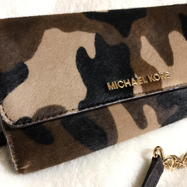 Michael Kors(マイケルコース)のMICHAEL KORS  ハラコウォレット レディースのファッション小物(財布)の商品写真