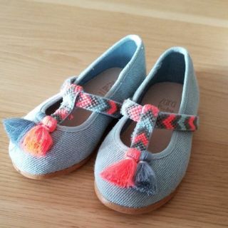 ザラキッズ(ZARA KIDS)のベビーシューズ　ZARA　パンプス　新品　未使用(スニーカー)