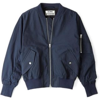 アクネ(ACNE)のAcne Studios ネイビー ブルゾン ジャケット MA-1 新品同様(ブルゾン)