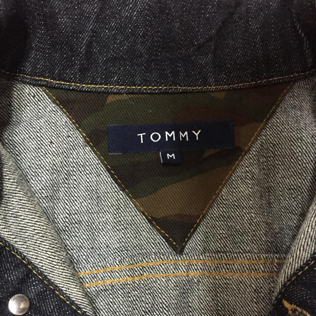 TOMMY HILFIGER(トミーヒルフィガー)の美品☆Tommy デニムジャケット メンズのジャケット/アウター(Gジャン/デニムジャケット)の商品写真