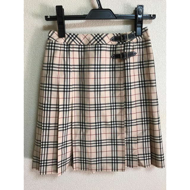 BURBERRY(バーバリー)のバーバリー チェックスカート キッズ キッズ/ベビー/マタニティのキッズ服女の子用(90cm~)(スカート)の商品写真