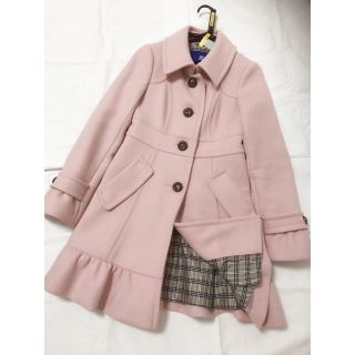 バーバリーブルーレーベル(BURBERRY BLUE LABEL)の葵様専用 バーバリーブルーレーベル コート ピンク(ロングコート)