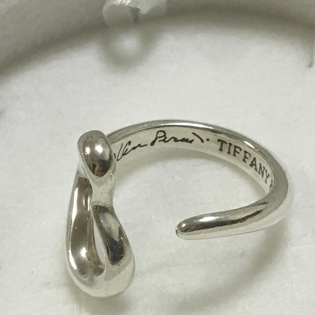 Tiffany & Co. - 正規品 中古 ティファニー オープンハートリング 11号
