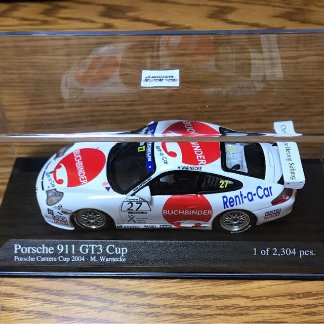 Porsche(ポルシェ)のミニチャンプス Porsche 911 GT3 Cup 1/43ミニカー エンタメ/ホビーのおもちゃ/ぬいぐるみ(ミニカー)の商品写真