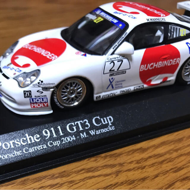 Porsche(ポルシェ)のミニチャンプス Porsche 911 GT3 Cup 1/43ミニカー エンタメ/ホビーのおもちゃ/ぬいぐるみ(ミニカー)の商品写真