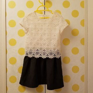 ザラ(ZARA)の《美品》ZaraGirls 122cm  切り替えワンピース(ワンピース)