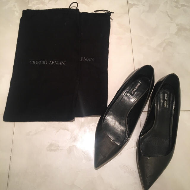 美品 GIORGIO ARMANI パンプス