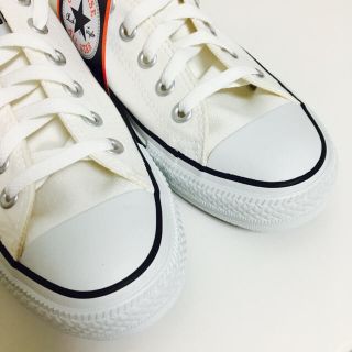 コンバース(CONVERSE)のコンバース　オールスター　ホワイト　24.5cm(スニーカー)