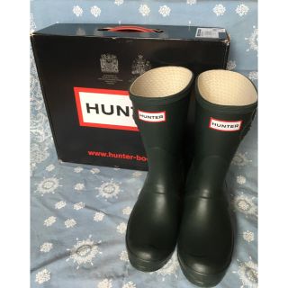 ハンター(HUNTER)の【美品】ハンター レインブーツ ショート(レインブーツ/長靴)