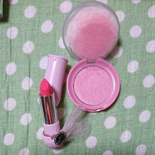 エチュードハウス(ETUDE HOUSE)のエチュードハウスリップ限定色、チーク、ディオールステラーセット(口紅)