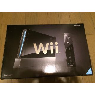 ウィー(Wii)のWii本体 (黒)(家庭用ゲーム機本体)