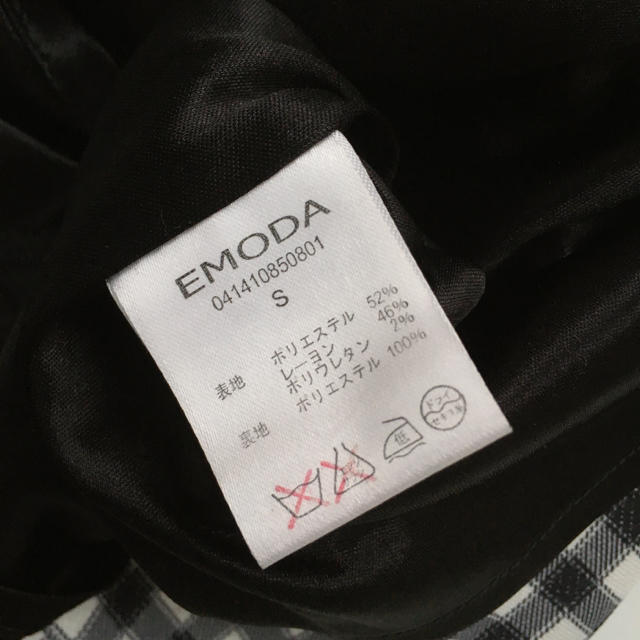 EMODA(エモダ)のエモダ ギンガムチェックスカート 美品 レディースのスカート(ミニスカート)の商品写真