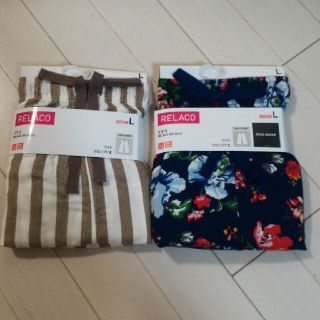 ユニクロ(UNIQLO)のリラコＬ　2枚セット　ユニクロ　レディース(ルームウェア)