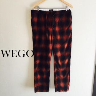 ウィゴー(WEGO)の【WEGO】メンズ チェック ワイドパンツ(その他)