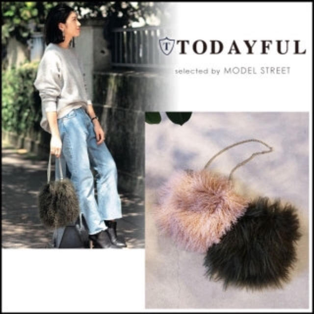 TODAYFUL - TODAYFUL ファーチェーンバッグ の通販 by kokko shop ...