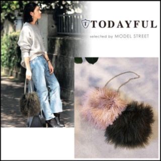 トゥデイフル(TODAYFUL)のTODAYFUL ファーチェーンバッグ (ショルダーバッグ)