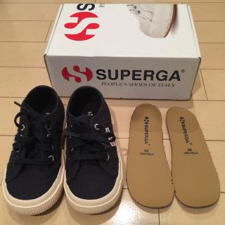 スペルガ(SUPERGA)のスペルガ 16cm キャンバススニーカー kids SUPERGA ネイビー(スニーカー)