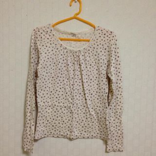花柄 トップス(Tシャツ(長袖/七分))