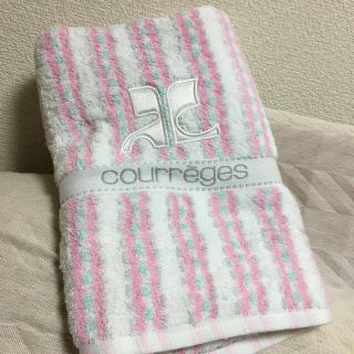 クレージュ(Courreges)のクレージュ新品未使用バスタオル(タオル/バス用品)