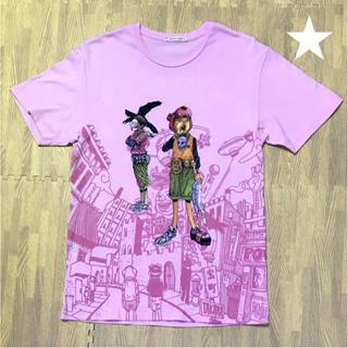ユニクロ(UNIQLO)の鉄コン筋クリート Tシャツ ピンク(Tシャツ/カットソー(半袖/袖なし))