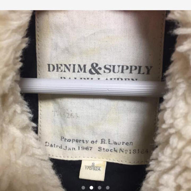 Denim & Supply Ralph Lauren(デニムアンドサプライラルフローレン)のdenim&supply レザーPコート メンズのジャケット/アウター(ピーコート)の商品写真