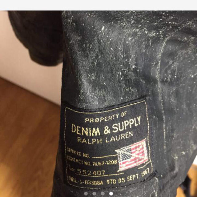 Denim & Supply Ralph Lauren(デニムアンドサプライラルフローレン)のdenim&supply レザーPコート メンズのジャケット/アウター(ピーコート)の商品写真