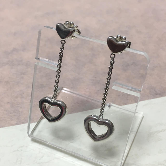 Tiffany & Co. - ティファニー ハートリンクドロップ ピアスの通販 by