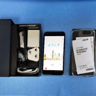 エイスース(ASUS)のレイカ様専用 新モデル新品未使用  Zenfone 4 ZE554KLブラック (スマートフォン本体)