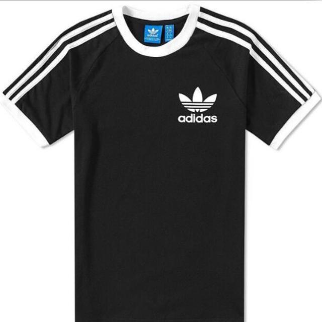 adidas(アディダス)のM ブラック 新品 アディダス カリフォルニアTシャツ 黒色 ユニセックス レディースのトップス(Tシャツ(半袖/袖なし))の商品写真