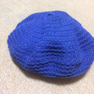 イーハイフンワールドギャラリー(E hyphen world gallery)のベレー帽 ブルー(ハンチング/ベレー帽)