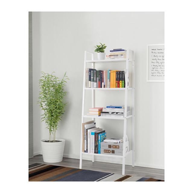 IKEA(イケア)の【IKEA】LERBERG シェルフユニット, ホワイト, 60x148 cm インテリア/住まい/日用品の収納家具(棚/ラック/タンス)の商品写真