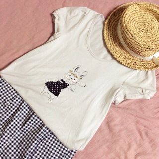 フランシュリッペ(franche lippee)の口笛うさぎTシャツ(Tシャツ(半袖/袖なし))