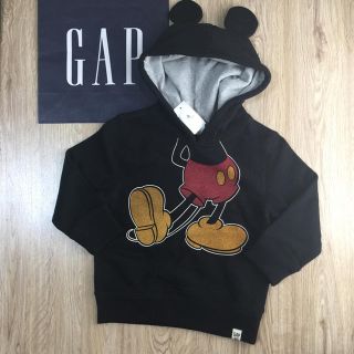 ベビーギャップ(babyGAP)の最終値下げ☆ギャップ☆ミッキー耳付きパーカー110センチ(Tシャツ/カットソー)