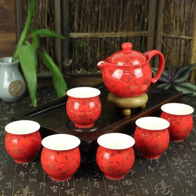 茶器セット お茶 中国茶道具 陶器 急須 湯呑み 工夫茶 茶芸茶盤 茶器セット お茶 中国茶道具 陶器 急須 湯呑み 工夫茶 茶芸茶盤