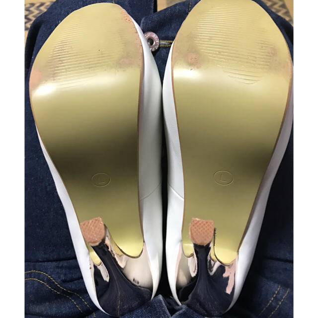 JULIA BOUTIQUE  クリアビジュー付オープントゥ美脚パンプス レディースの靴/シューズ(ハイヒール/パンプス)の商品写真