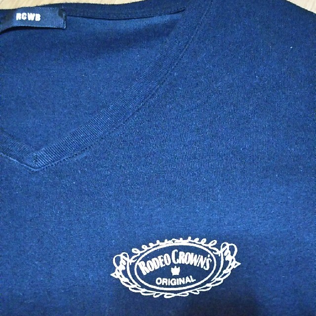 RODEO CROWNS(ロデオクラウンズ)のRODEO CROWNS❤️Vネック　ロゴ　ロンT✨ レディースのトップス(Tシャツ(長袖/七分))の商品写真