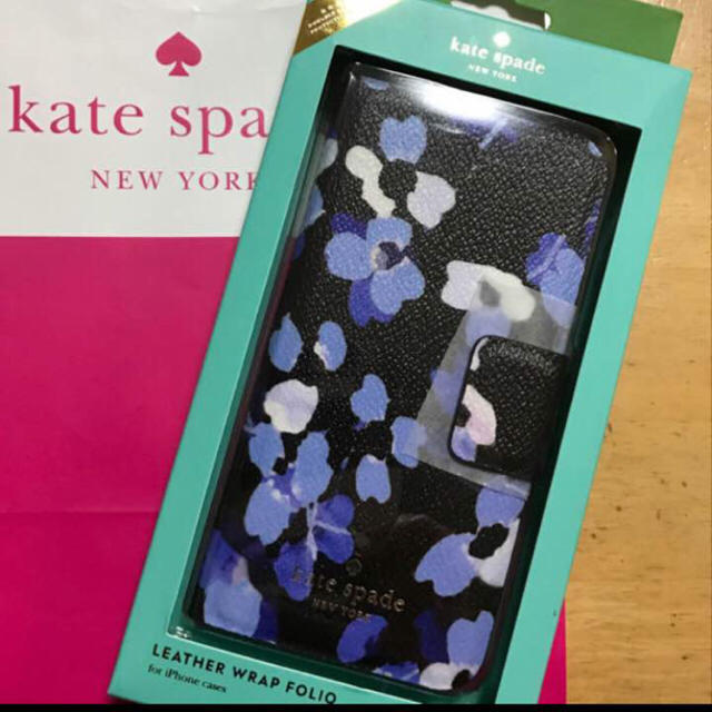 kate spade★新品美品 紫陽花 iPhoneケース