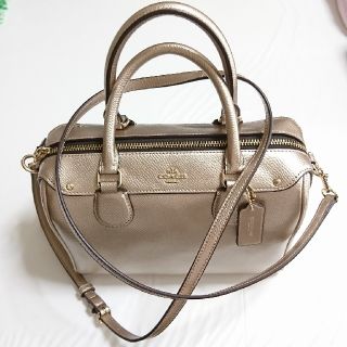 コーチ(COACH)の早い者勝ちです‼️美品COACHプラチナ2wayミニボストンバック(ボストンバッグ)