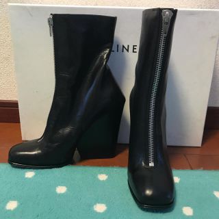 セリーヌ(celine)の週末限定値下げ！新品未使用 箱保存袋付 CELINE ショートブーツ セリーヌ(ブーツ)